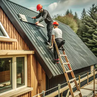 Toiture avant et après démoussage